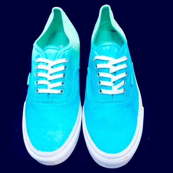 Turquoise blue vans - Picture 2 of 3